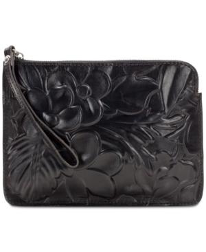 Patricia Nash Floral Deboss Cassini Wristlet