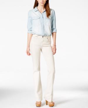 Joe's Jeans Charlie Flared Winter White Flawless Wash Jeans
