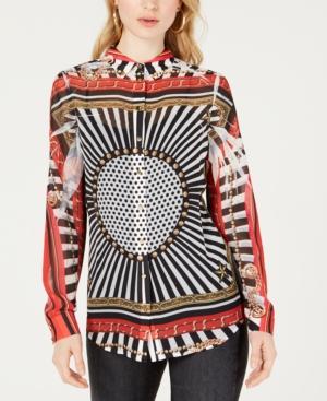 Guess Printed Button-front Shirt