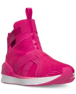 Puma Women's Fierce Strap Flocking Casual Sneakers From Finish Line