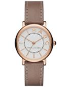 Marc By Marc Jacobs Women's Roxy Cement Leather Strap Watch 28mm Mj1538