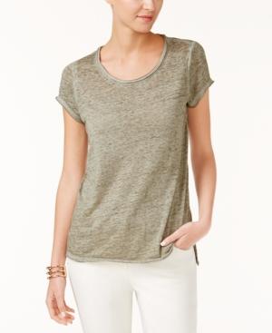 Inc International Concepts Petite Burnout Top, Only At Macy's