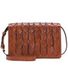 Patricia Nash Feather Leaves Lanza Crossbody