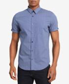 Calvin Klein Men's Micro Line Print Shirt