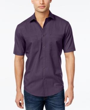 Alfani Men's Short-sleeve Shirt, Classic Fit, Only At Macy's