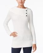 Style & Co Envelope-neck Sweater, Created For Macy's