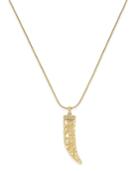 Vera Bradley Gold-tone Horn-shaped Filigree Necklace