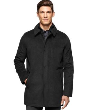 Calvin Klein Men's Wool-blend Car Coat