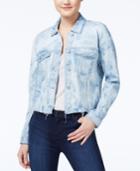 Calvin Klein Jeans Splatter-print Denim Jacket