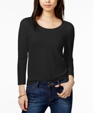 Tommy Hilfiger Scoop-neck Sweater, Created For Macy's