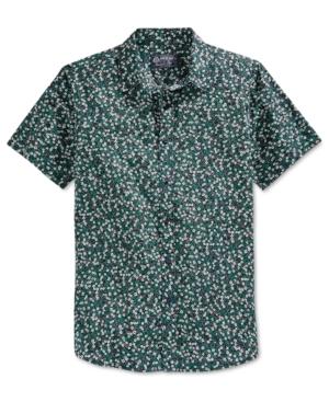 American Rag Men's Floral-print Short-sleeve Shirt, Only At Macy's