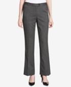 Calvin Klein Tab-waist Herringbone Pants, Regular & Petite