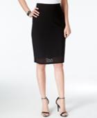 Miraclesuit Laser-cut Perforated Hem Skirt