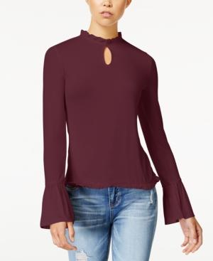 One Hart Juniors' Bell-sleeve Top, Only At Macy's