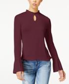 One Hart Juniors' Bell-sleeve Top, Only At Macy's
