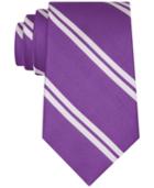 Club Room Men's Double Awning Stripe Tie, Created For Macy's
