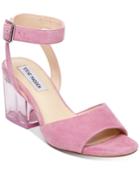 Steve Madden Women's Debbie Lucite-heel Dress Sandals