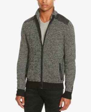 Kenneth Cole Reaction Men's Marled Zip-front Cardigan
