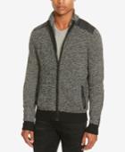 Kenneth Cole Reaction Men's Marled Zip-front Cardigan