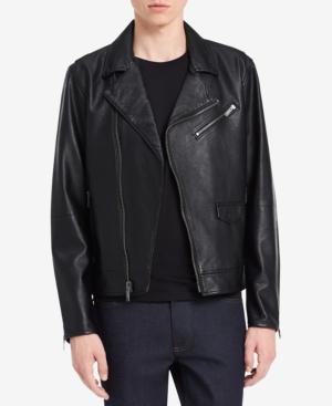 Calvin Klein Jeans Men's Faux-leather Jacket