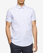Calvin Klein Men's Jacquard Cotton Shirt