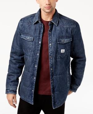 Calvin Klein Jeans Men's Quilted Denim Jacket