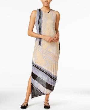 Rachel Rachel Roy Printed Draped-back Midi Dress