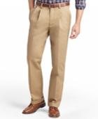 Izod Men's American Classic-fit Wrinkle-free Pleated Chino Pants