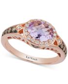 Le Vian Amethyst (9/10 Ct. T.w.) And Diamond (1/3 Ct. T.w.) Ring In 14k Rose Gold