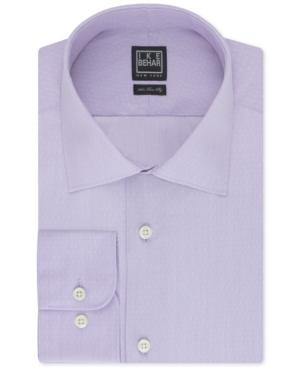 Ike Behar Helio Purple Dobby Dress Shirt