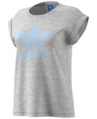 Adidas Cotton Cuffed Boyfriend T-shirt