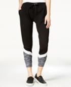 Material Girl Active Juniors' Printed Colorblocked Jogger Pants, Only At Macy's