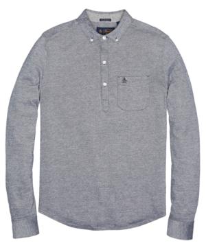 Original Penguin Men's Birdseye Popover Shirt