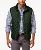 Club Room Men's Zip And Snap Quilted Vest, Only At Macy's