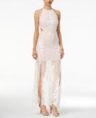 Material Girl Juniors' Embroidered Cutout Maxi Dress, Only At Macy's
