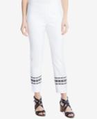 Karen Kane Embroidered Cropped Pants, A Macy's Exclusive Style