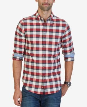 Nautica Men's Seedpearl Plaid Shirt