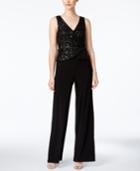 Adrianna Papell Petite Embellished Jumpsuit