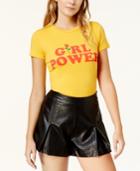 The Style Club Cotton Girl Power Graphic T-shirt