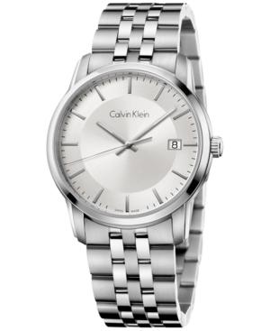 Calvin Klein Men's Swiss Infinite Stainless Steel Bracelet Watch 42mm K5s31146