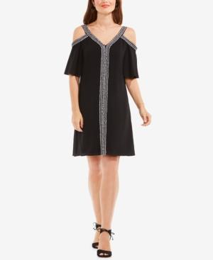 Vince Camuto Cold-shoulder Shift Dress
