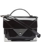 Dkny Jaxone Mini Top-handle Patent Leather Crossbody, Created For Macy's