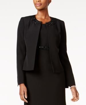 Kasper Embellished Flyaway Blazer