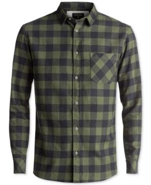 Quiksilver Men's Motherfly Plaid Flannel Shirt