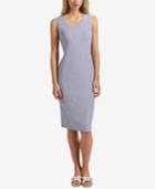 Avec Les Filles Rib-knit Tank Dress