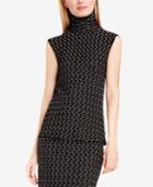 Vince Camuto Cable-knit Turtleneck Top