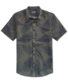 American Rag Men's Linear Leaves Cotton Shirt, Only At Macy's