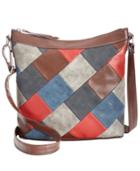 Style & Co Janis Patchwork Crossbody Hobo, Created For Macy's