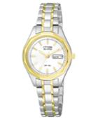 Citizen Women's Eco-drive Two Tone Stainless Steel Bracelet Watch 26mm Ew3144-51a