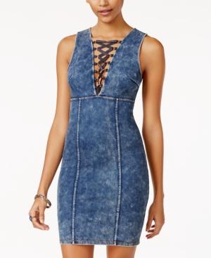 Material Girl Juniors' Denim Sheath Dress, Only At Macy's